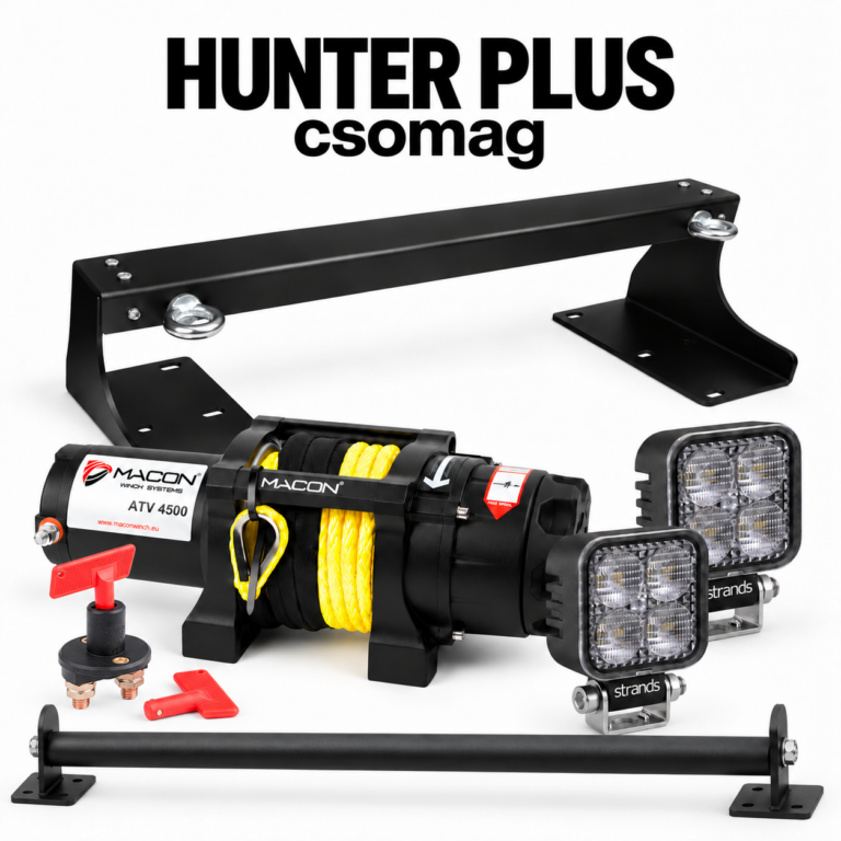 HUNTER PLUS vadfelhúzó csörlőcsomag